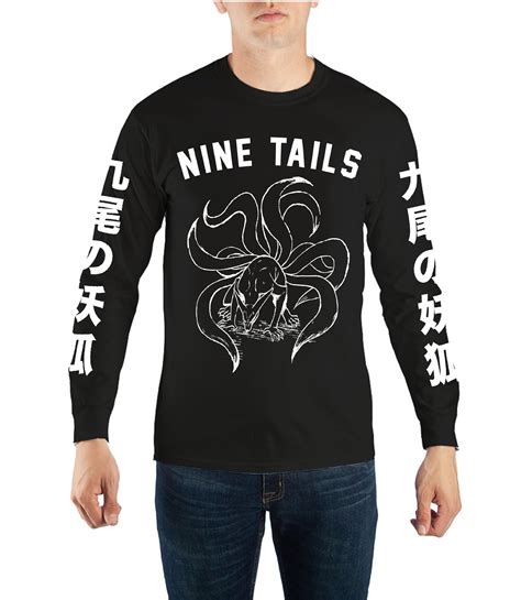 Naruto Nine Tails Long Sleeve Unisex T Shirt Gamestop