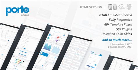 Download free after effects templates to use in personal and commercial projects. Porto Admin v1.4.0 - Responsive HTML5 Template Free ...