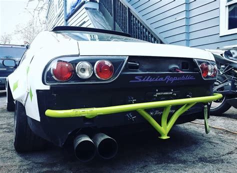 True Focus Fabrication Nissan 240sx S13 Hatchback Rear Bash Bar S