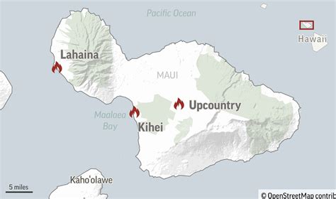 Hawaii Fire Map Reveals Locations Of Deadly Wildfires In Maui Us News