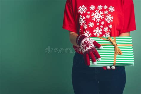 Sexy Noel Holding Present Stock Photos Free Royalty Free Stock Photos From Dreamstime