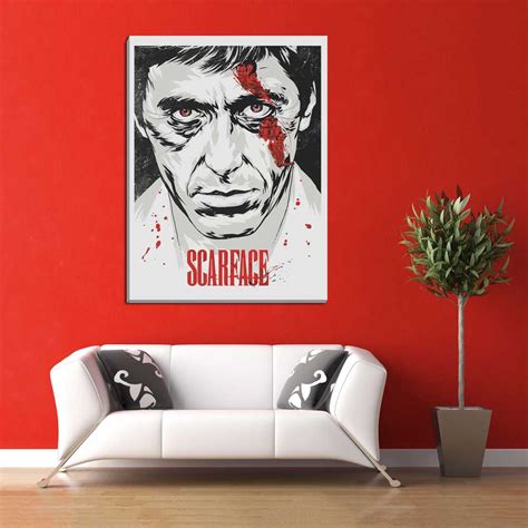 Scarface Canvas Frame Thewarehouse