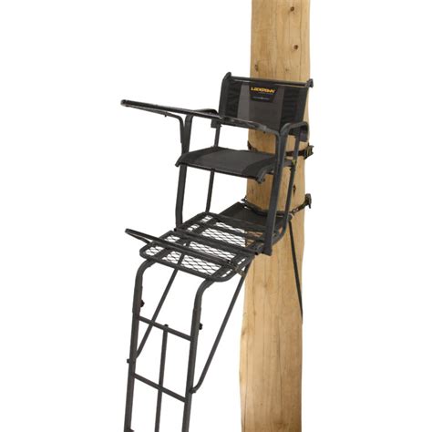 Rivers Edge Treestands Lockdown 21 Ft 1 Man Ladder Stand By Rivers Edge