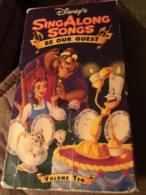 Disneys Sing Along Songs Beauty And The Beast Be Our Guest Vhs
