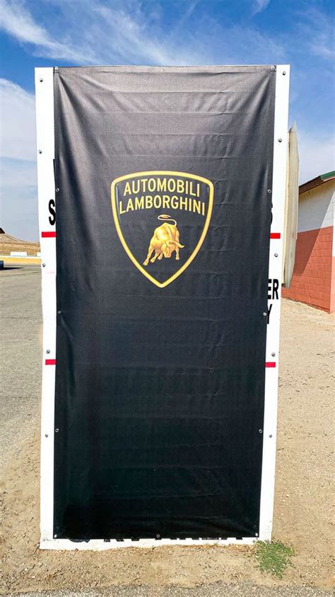 Lamborghini Presentation Event Vinyl Banner Front Signs