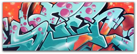 Graffiti Artist Seen Seen Wildstyle Aerosol On Canvas Dirtypilot