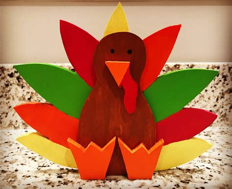 Wood Cutout Project Thanksgiving Turkey Oz The Builder
