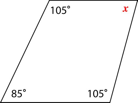Use the fact that the angle sum of triangles is 180º and quadrilaterals is 360º to find the missing interior angle. Classifying Quadrilaterals | CK-12 Foundation