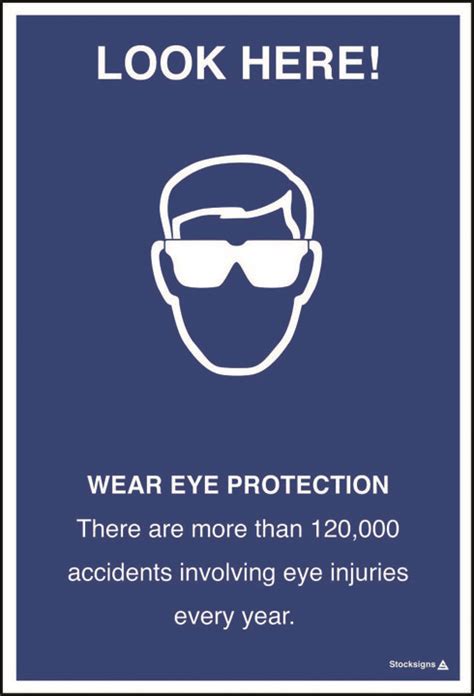 Posters Wear Eye Protection Iso7010 Symbol By Stocksigns