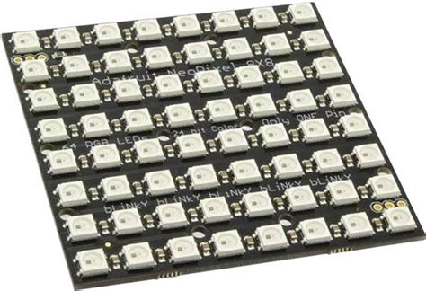 Ontwikkelingsbord NeoPixel NeoMatrix 8x8 64 RGB LED Pixel Matrix Adafruit 1487 Bol Com