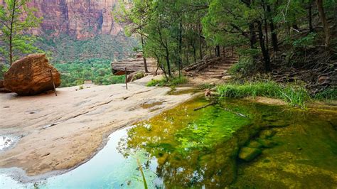 middle emerald pools trail u s national park service