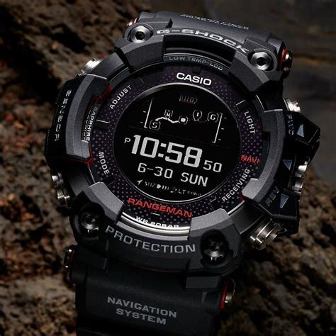 G Shock GPR B Rangeman Solar GPS Navigation Black In G Shock Watches Mens Casio G