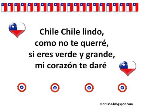 Payas Para Niños Fiestas Patrias Conozcamos Chile Chile Para Niños Poema De La Bandera