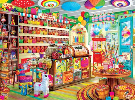 Corner Candy Store, 1000 Pieces, Buffalo Games | Puzzle Warehouse