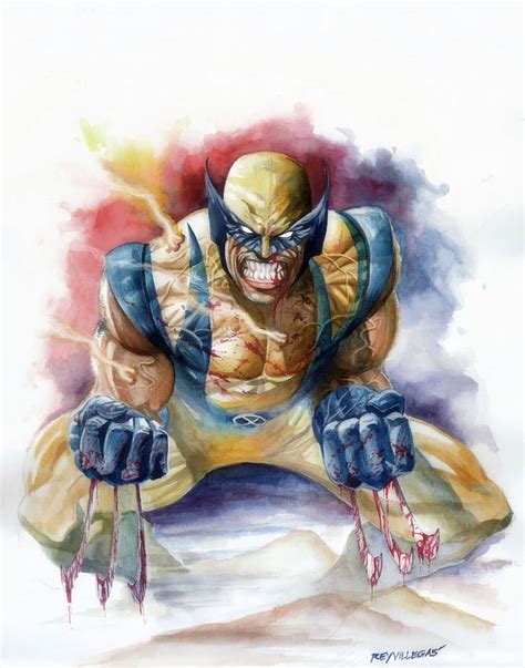 Wolverine Watercolor By Reybronx On Deviantart