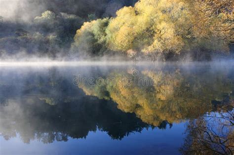 Autumnal Mist Over Water Stock Image Image Of River Autumn 6336703