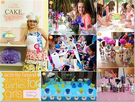 Activity Based Birthday Parties For Girls