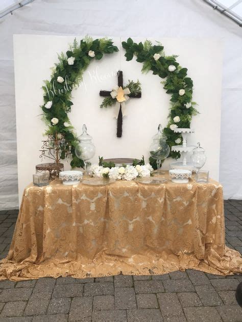 Best First Communion Celebration Images In Baptism Party Decorations Baptism Party