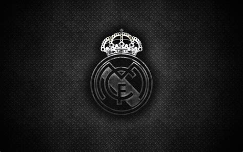 Download Wallpapers Real Madrid Cf 4k Metal Logo