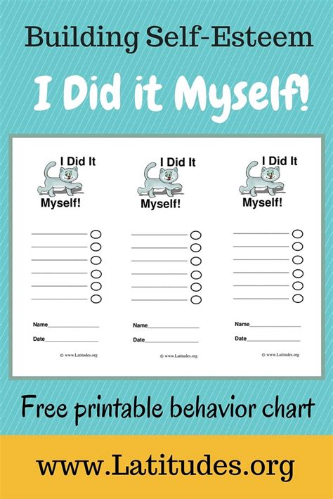 Behavior charts are also a helpful resource when working with a parent who would like to improve their child's compliance with chores. FREE Behavior Chart (Cute Kitten) | Behaviour chart ...