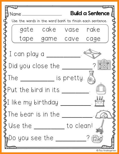Image result for kindergarten worksheets | Phonics worksheets, First