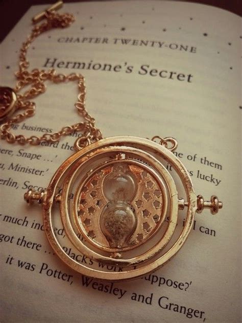 It was a special timepiece which resembled an hourglass on a necklace. Time turner | Harry potter wallpaper, Harry potter art