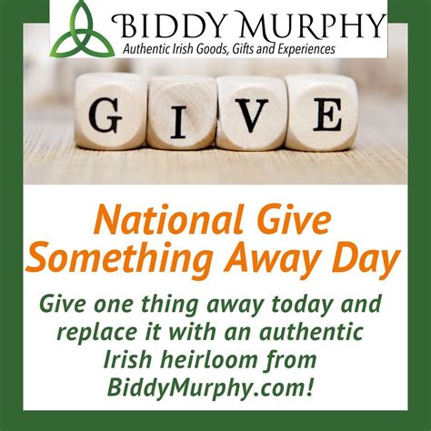 July 15th Is National Give Something Away Day Many Of Us Have Far More