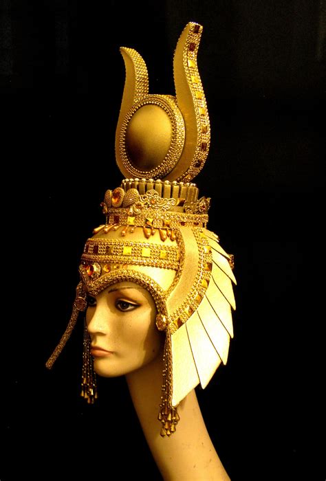 Cleopatra Headdress Egyptian Headdress Made To Order Etsy