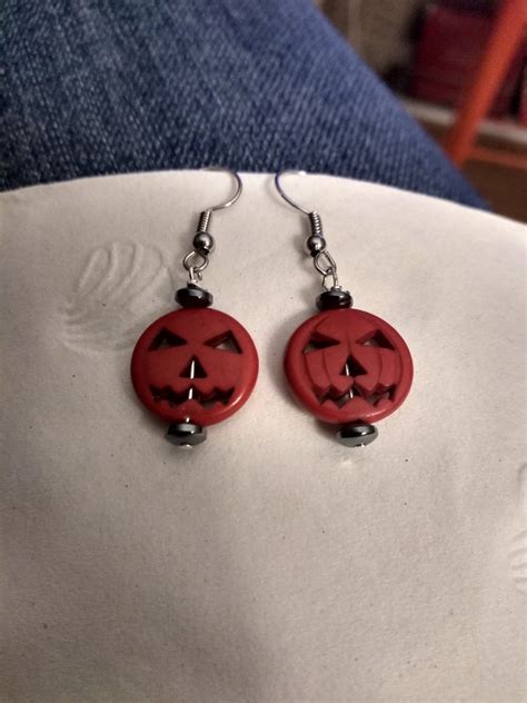 Halloween Earrings Pumpkins In A Ton Of Fun Colors Inspired Etsy