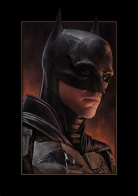 The Batman Portrait Samgreenartist Posterspy