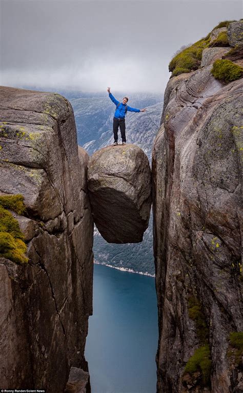 Kjeragbolten Top Hiking Destination In Norway Unusual Places
