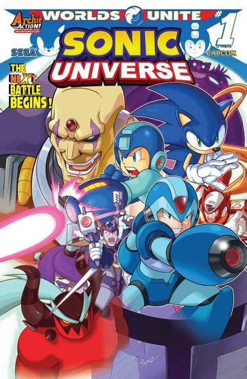 Sonicmega Man Worlds Unite Archie Comics Sega Capcom Free