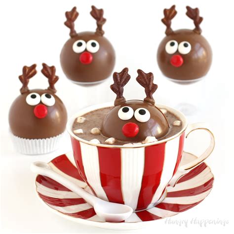 Reindeer Hot Chocolate Bombs Hungry Happenings