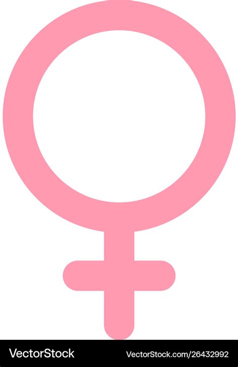 Female Woman Symbol Gender And Sexual Royalty Free Vector