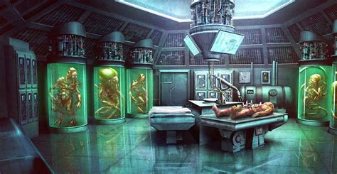 Image Result For Scifi Lab Entorno De Ciencia Ficción Dormitorio Futurista Droides Star Wars