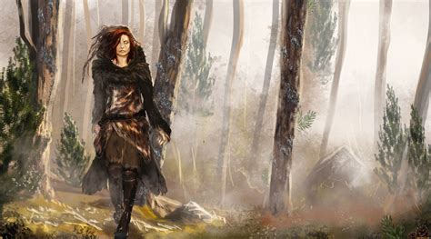 Wallpaper Sunlight Forest Women Fantasy Art Jungle Mythology