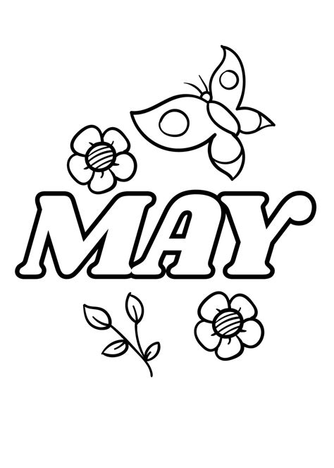 May Coloring Pages Printable And Free Coloring Sheets For Kids