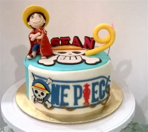 One Piece Luffy Cake Anime Cake One Piece Birthdays Themed Cakes