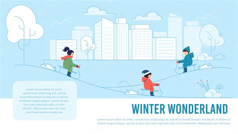 Premium Vector Winter Wonderland Illustration