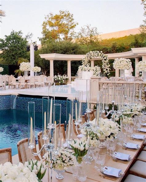 Poolside Wedding Inspiration So Glam Repost From