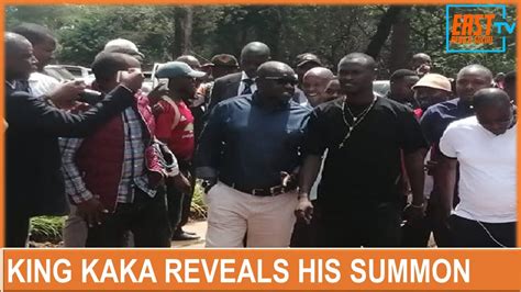 King Kaka Reveals He Has Been Summoned By The Dci Youtube