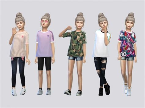 Tees Girls By Mclaynesims At Tsr Sims 4 Updates