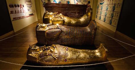 Did You Know That Tutankhamun Was Buried In Not One But Three Golden Sarcophagi Tutankhamun