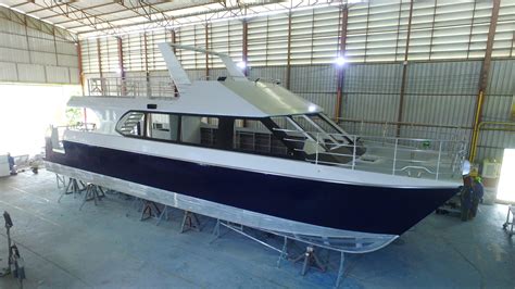 2019 Custom Seacat 16 Metre Aluminium Catamaran Motordrevet Katamaran
