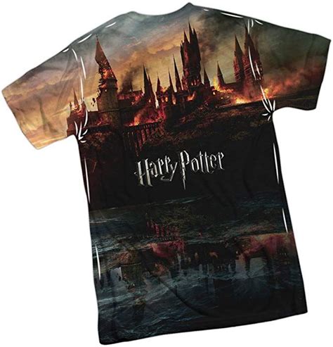 Hogwarts Harry Potter Frontback Print Sports Fabric T