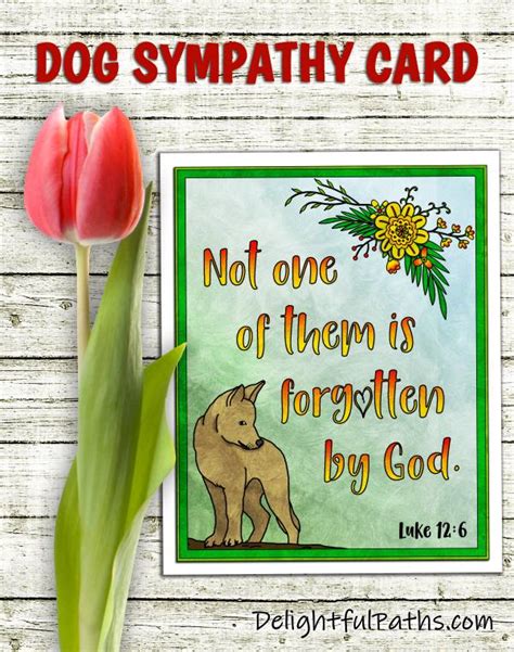 (see all photos) a companion is gone but the. Printable Pet Sympathy Cards - Delightful Paths