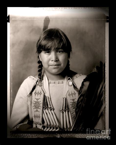 Lakota Girl Photograph By Tom Lindfors Fine Art America