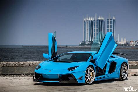 Blue Dmc Lamborghini Aventador With Pur Wheels Looks Wild