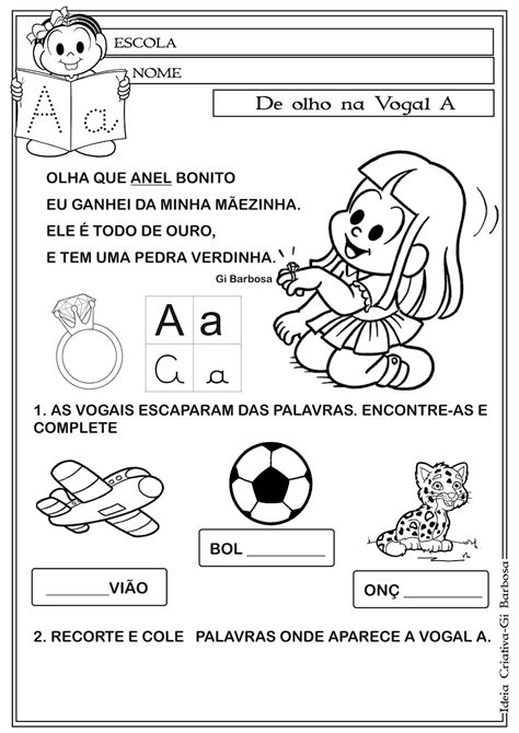 Tia Leika Caderno De Atividades Letras Do Alfabeto Presente Da Gi