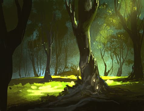 Elven Forest Wallpapers Hd Wallpaper Collections
